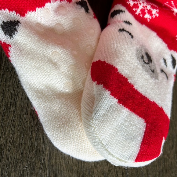 🆕 Sherpa Socks Polar Bear ~ Critter Socks ~ Holiday ~ Winter ~ Unisex ~ OSFM - Picture 6 of 16